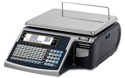Mistral 500 con display e impresora de tickets y etiquetas Dibal